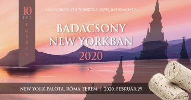 Badacsony New Yorkban 2020. A badacsonyi borvidék éves seregszemléje a belvárosi rendezvénypalotában. Rendezvény Magazin 2020.