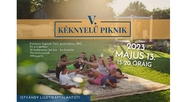 V. Kéknyelű Piknik Istvándy Liget Káptalantóti. Rendezvény Magazin 2023.