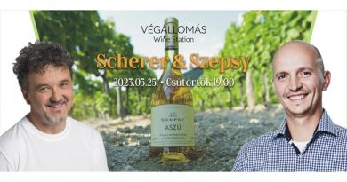 Scherer & Szepsy közös kóstolóest a Végállomás Wine & Kitchen étteremben. Rendezvény Magazin 2023.