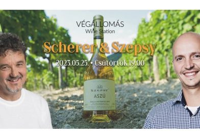 Scherer & Szepsy közös kóstolóest a Végállomás Wine & Kitchen étteremben. Rendezvény Magazin 2023.